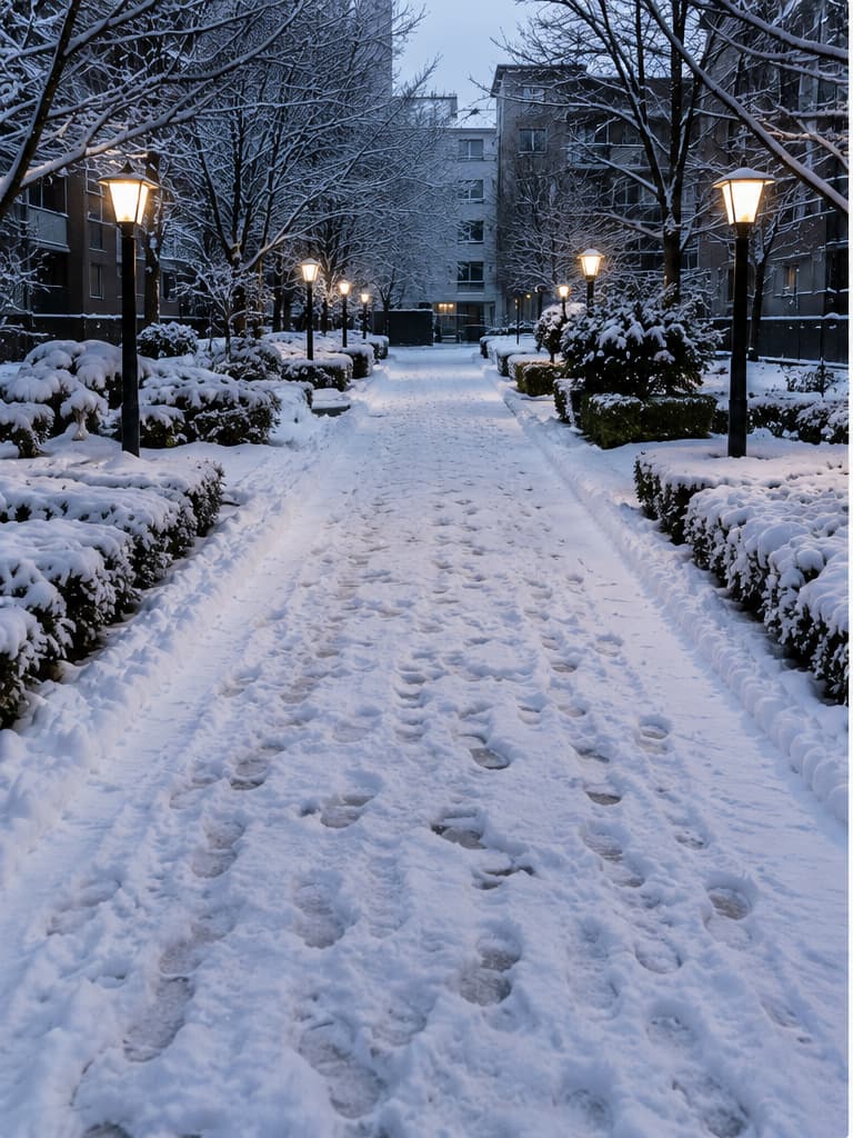 WINTERDIENST vorher
